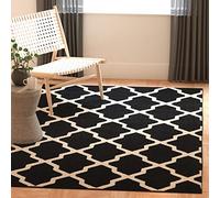 SAFAVIEH Alfombra Ava Textured Area Rug, 121 X 182 Cm Negro 152 x 243 cm
