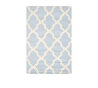 SAFAVIEH Alfombra Ava Textured Area Rug, 91 X 152 Cm Azul Claro 121 x 182 cm