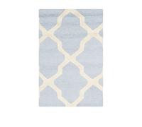 SAFAVIEH Alfombra Ava Textured Area Rug, 91 X 152 Cm Azul Claro 91 x 152 cm