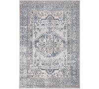 Safavieh Alfombra azul/beige 122 x 183 cm