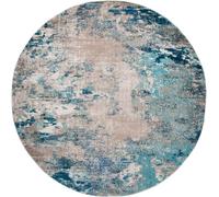 Safavieh Alfombra azul/beige 152 x 152 cm