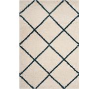 Safavieh Alfombra azul/beige 155 x 229 cm