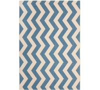Safavieh Alfombra azul/beige 160 x 231 cm