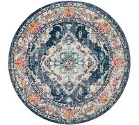 Safavieh Alfombra azul marino/azul claro 122 x 122 cm