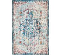 Safavieh Alfombra azul marino/azul claro 122 x 183 cm