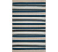 Safavieh Alfombra azul marino/beige 160 x 231 cm