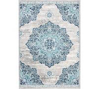 Safavieh Alfombra azul marino/gris 122 x 183 cm