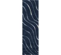 Safavieh Alfombra azul oscuro/crema 69 x 152 cm