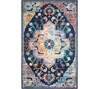 Safavieh Alfombra azul/rosa 122 x 183 cm