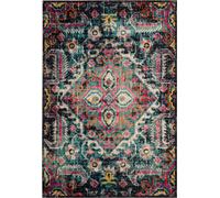 Safavieh Alfombra azul/rosa 155 x 231 cm