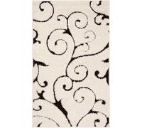 Safavieh Alfombra beige/negro 99 x 160 cm