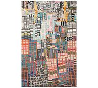 Safavieh Alfombra Bohemia para salón, Comedor, Dormitorio, colección Aspen, Pelo Corto, Multicolor, 60 x 91 cm