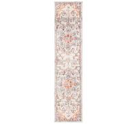 Safavieh Alfombra Bohemia para salón, Comedor, Dormitorio, colección Madison, Pelo Corto, Color Beige y Naranja, 76 x 183 cm