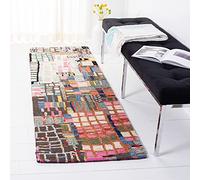 Safavieh - Alfombra Boho para Sala de Estar, Comedor, Dormitorio - Aspen Collection, Alfombra de Pelo Corto, Multi, 68 x 213 cm