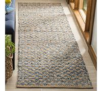 Safavieh Alfombra Boho para salón, Comedor, Dormitorio, colección Cape Cod, Pelo Corto, Beige, 76 x 183 cm