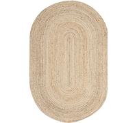 Safavieh - Alfombra contemporánea para Sala de Estar, Comedor, Dormitorio - Cape Cod Collection, Alfombra de Pelo Corto, Beige, 150 x 240 cm