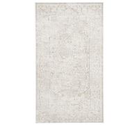 Safavieh - Alfombra contemporánea para Sala de Estar, Comedor, Dormitorio - Reflection Collection, Alfombra de Pelo Corto, Crema y Marfil, 60 x 110 cm