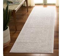 Safavieh - Alfombra contemporánea para Sala de Estar, Comedor, Dormitorio - Reflection Collection, Alfombra de Pelo Corto, Crema y Marfil, 80 x 180 cm