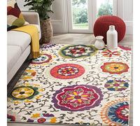 Safavieh Alfombra Cuarto, Polipropileno, IvoireMulticolore, 200 X 279 cm