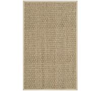 SAFAVIEH Alfombra de área de 2 x 3 - Colección de Fibra Natural - Natural y Marfil, Hierba Marina, patrón de Tejido de Cesta con Borde (NF114J)