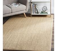 Safavieh Alfombra De Fibra Natural Sala de Estar, Comedor, Dormitorio - Natural Fiber Collection, Pelo Corto, Natural, 160 X 229 cm