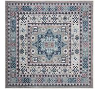Safavieh Alfombra de Salon y Cuarto, Polipropileno, GrisAzul, 200 x 200 cm