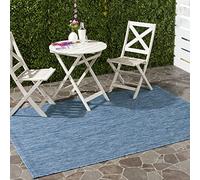 SAFAVIEH Alfombra Delano Indoor/Outdoor Azul Marino 78 x 152 cm