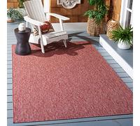 SAFAVIEH Alfombra Delano Indoor/Outdoor Rojo 78 x 152 cm