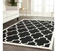 SAFAVIEH Alfombra Everly Negro/Marfil 152 x 243 cm