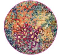 Safavieh Alfombra fucsia/oro 122 x 122 cm