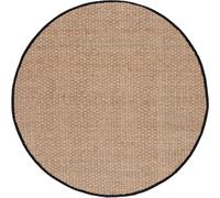 Safavieh Alfombra hierba marina beige/negro 183 x 183 cm