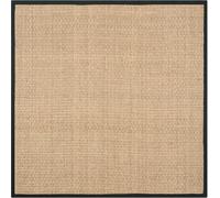 Safavieh Alfombra hierba marina neutrale/nero 183 x 183 cm