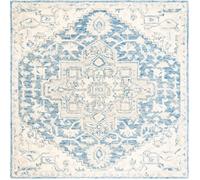 Safavieh Alfombra lana blu/avorio 91 x 91 cm