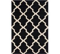 SAFAVIEH Alfombra Ava Textured Area Rug, 121 X 182 Cm Negro 91 x 152 cm