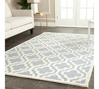 SAFAVIEH Alfombra Lola Azul Claro/Marfil 152 x 243 cm