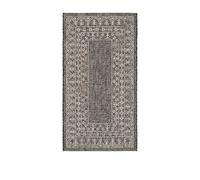 SAFAVIEH Alfombra Marea Indoor/Outdoor Negro 78 x 152 cm