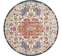 Safavieh Alfombra marfil/naranja 122 x 122 cm