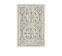 SAFAVIEH Alfombra Marina Textured Area Rug, 76 X 243 Cm Plata 91 x 152 cm