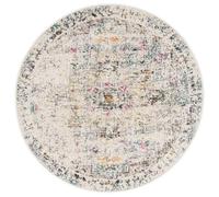 Safavieh Alfombra Moderna y Elegante para salón, Comedor, Dormitorio, colección Madison, Color Gris y Dorado, 122 x 122 cm