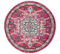 Safavieh Alfombra Moderna y Elegante para salón, Comedor, Dormitorio, colección Madison de Pelo Corto, Fucsia y Azul, 122 x 122 cm