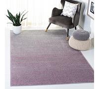 Safavieh Alfombra Modernas Sala de Estar, Comedor, Dormitorio - Adirondack Collection, Pelo Corto, Violeta y Verde, 91 X 152 cm