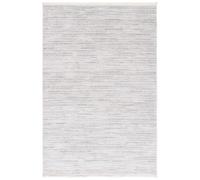 Safavieh Alfombra Modernas Sala de Estar, Comedor, Dormitorio - Whisper Collection, Pelo Corto, Marfil y Gris, 122 x 183 cm