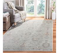 Safavieh - Alfombra Multiusos para Interiores 100 x 140 cm Azul Claro/Gris.