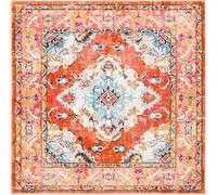 Safavieh Alfombra naranja/azul claro 201 x 201 cm