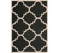 Safavieh Alfombra negro/beige 160 x 231 cm