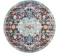 Safavieh Alfombra negro/verde azulado 122 x 122 cm