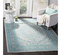 Safavieh Alfombra Odessa, Polipropileno, Gris Claro, 5'1" x 7'6"