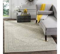 Safavieh Alfombra Odessa, Polipropileno, Ivory/Slate, 5'1" x 7'6"