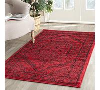 Safavieh Alfombra Odessa, Polipropileno, Red/Black, 3' x 5'