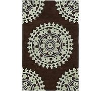 Safavieh - Alfombra para salón, Tejida a Mano, Color Gris Claro y Marfil